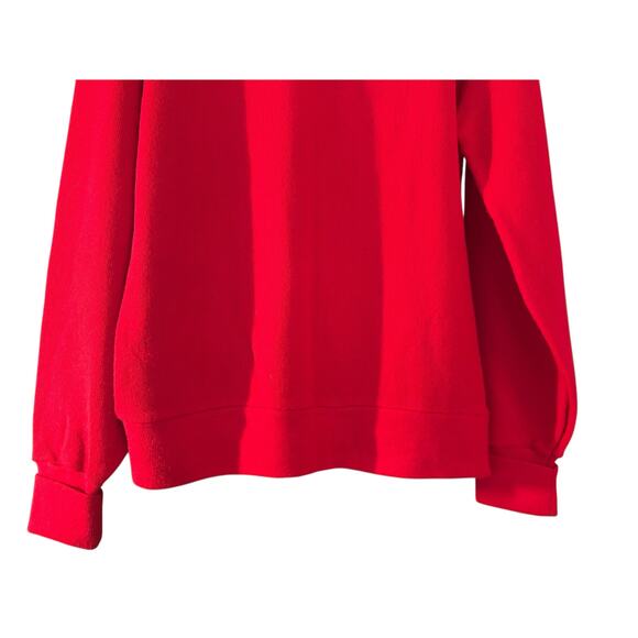 Christian Dior Red Cardigan Orlon Acrylic Button Front Preppy Classic Christmas - Picture 5 of 9